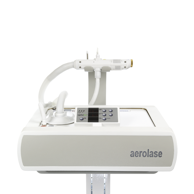 Aerolase Neo Elite medical laser device used for advanced skin rejuvenation treatments at Spa La La in Austin.