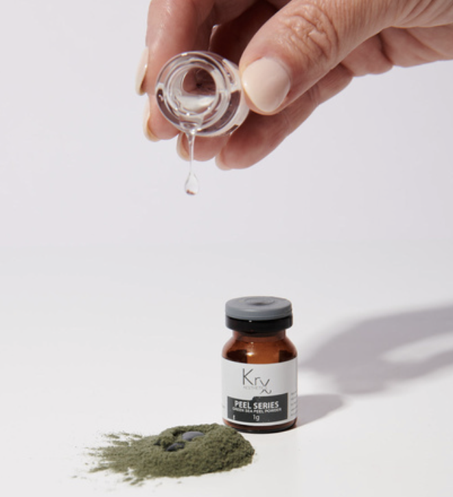 Bio-microneedling green sea peel at Spa La La Aesthetics & Wellness in Austin