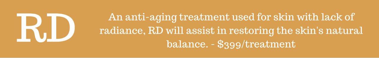 Mesotherapy RD Radiance Serum anti-aging treatment for brighter skin in Austin.